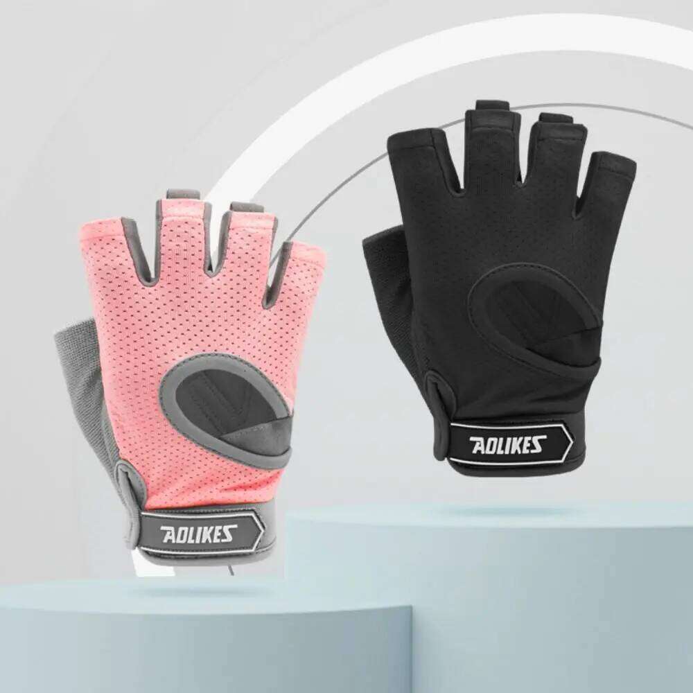New Nylon Protective Fitness Half-finger Wear-resistant Yoga Breathable Non-slip Ridding Gloves Women Men Y260115