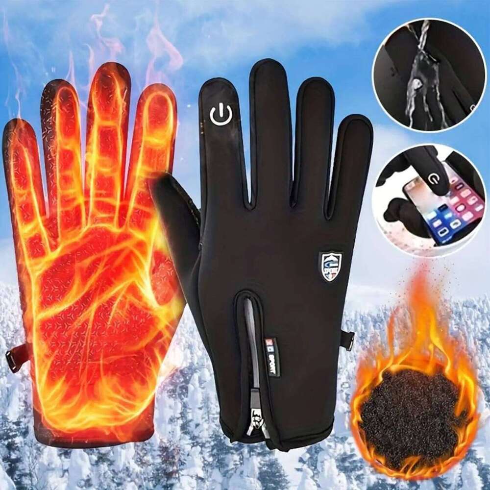 Winter Waterproof Warm Cold Weather Cycling Gloves Outdoors for Women Teens Riders Boys Urban Road Mountain Dirt Y260115