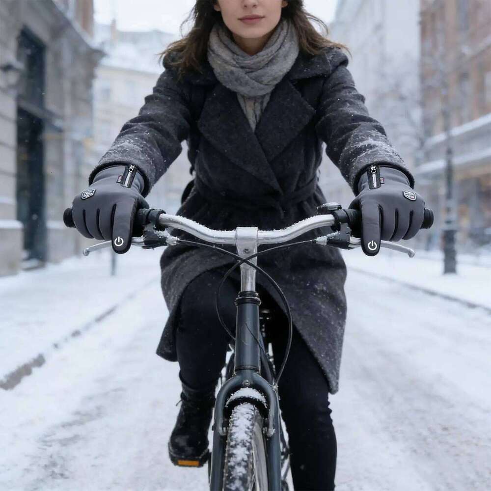 Winter Waterproof Warm Cold Weather Cycling Gloves Outdoors for Women Teens Riders Boys Urban Road Mountain Dirt Y260115