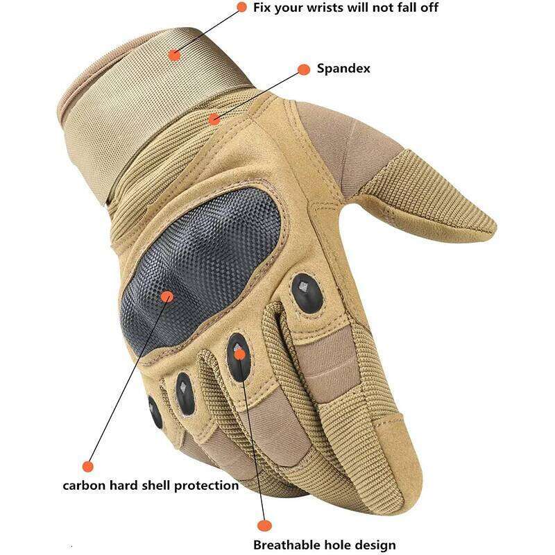Touch Screen Tactical Full Finger Military Paintball Shooting Airsoft Combat Work Driving Riding Hunting Gloves Men Women Y260115