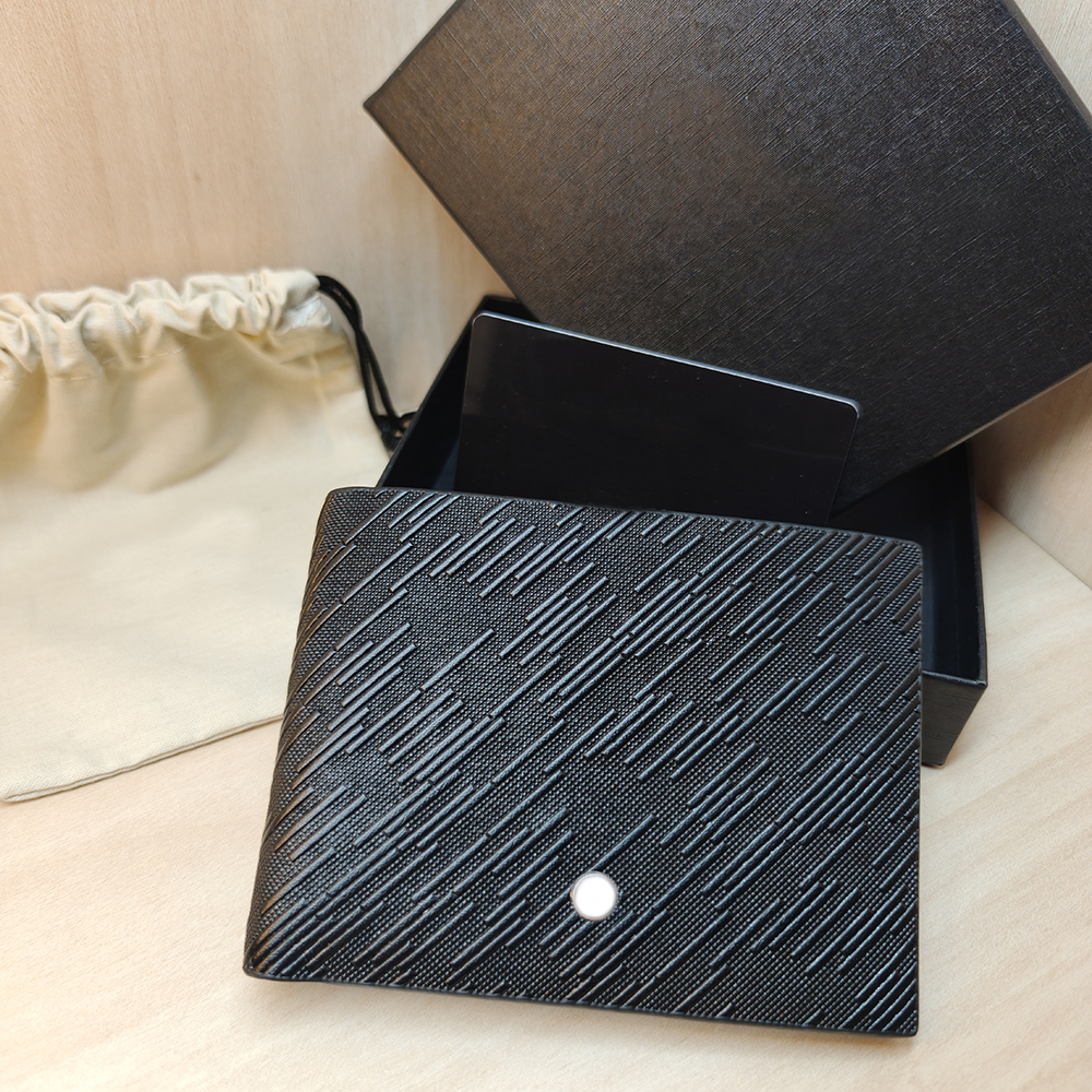Mini Wallet Luxury Gift Ultra Thin Design Cardholder Multi Card Slot ID Card Window Top Brand Wallets Original Box Pocket Small Business Card Box