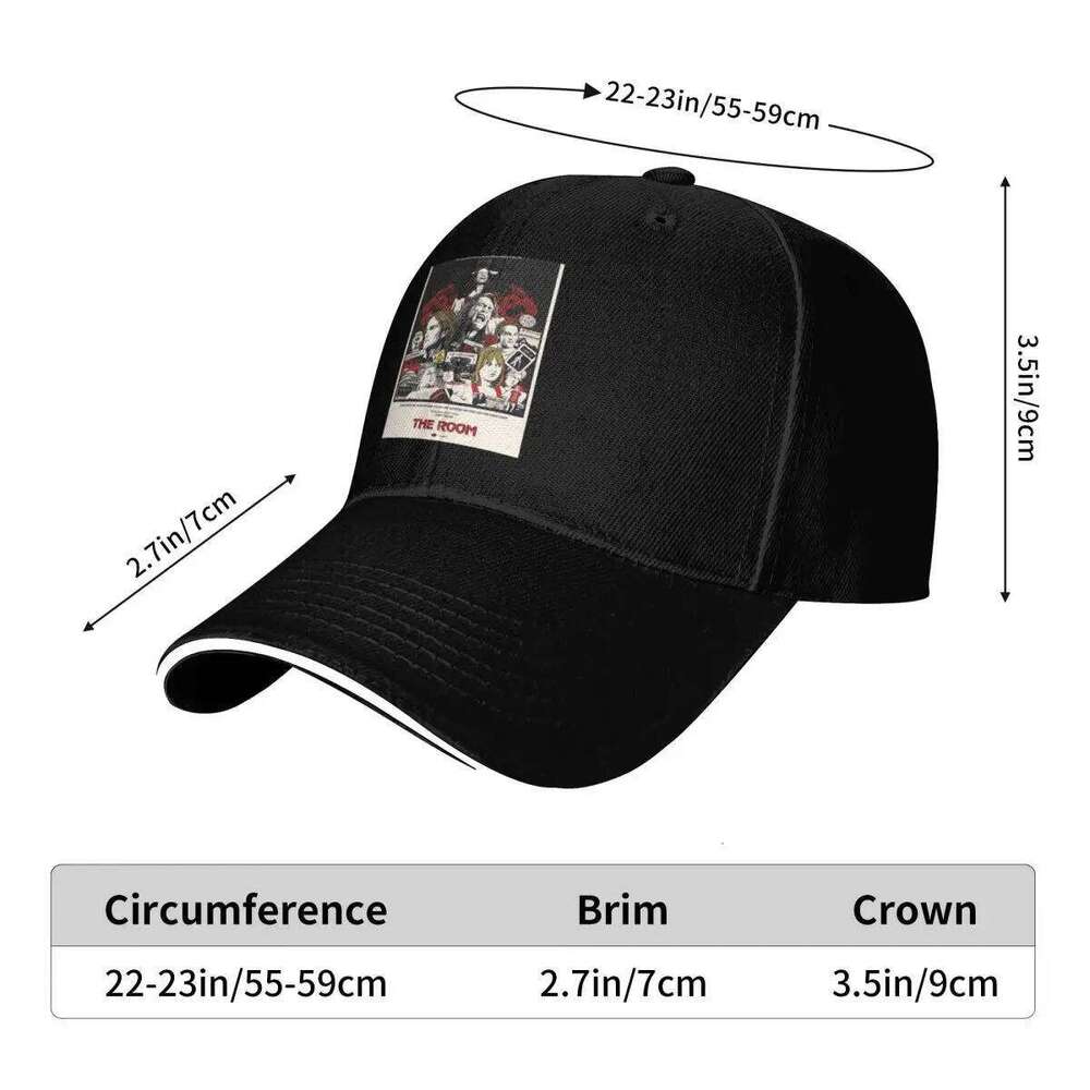 The Room poster Baseball Cap western Hat Vintage Hip Hop Golf Women Men's Y260115