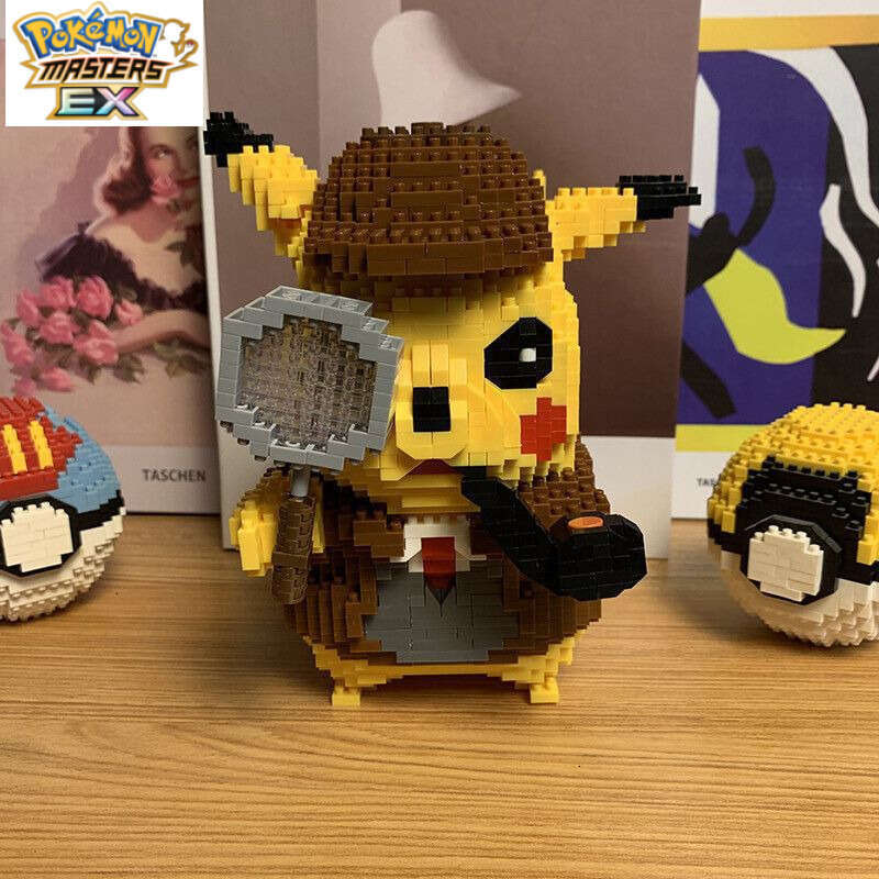 Pikachu Squirtle Pokmon Building Blocks Toys Compatible with Lego Boys and Girls Assembly Ornaments L260116
