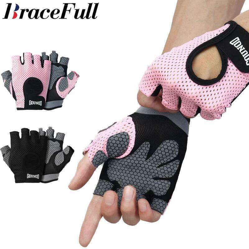 1Pair Weight Lifting Full Palm Protection,Workout Gloves Gym,Cycling,Exercise,Breathable,Lightweight for Mens Women Y260115