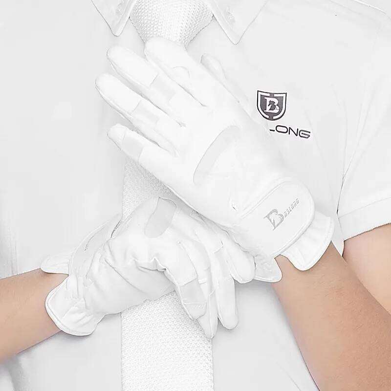 Baslong Equestrian All Year Round Non-Slip Wear-Resistant White Riding Equipment for Men and Women 266.4cm Dragon Harness Supplies Rider Gloves Y26011