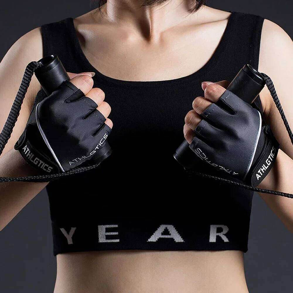 1Pair Breathable Cycling Workout Gym for Men Women Weight Lifting Fingerless Gloves Training Exercise Fitness Y260115