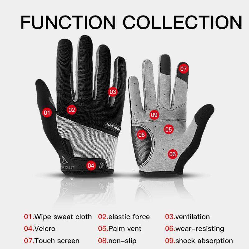 Kyncilor Professional Outdoor Daily Cycling Running Fitness Sports AntiSlip Wear-Resistant Sweat Absorbing And Breathable Gloves Y260115