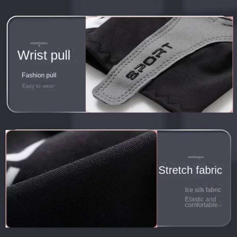 New Touch Screen Long Full Fingers Anti-slip Breathable Cycling Red Shockproof Women Men Bicycle Gloves Gel Sports Y260115