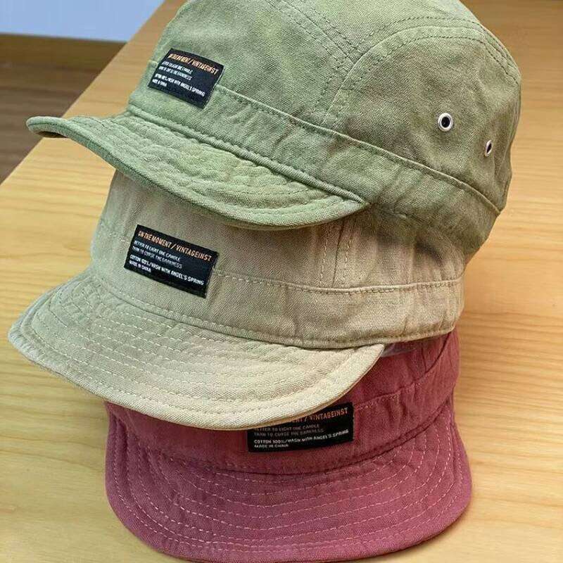 5panel Retro Short Eaves Soft Top Baseball Women Men Street Sunshade Student Outdoor Sports Running Caps Snapback Hat Y260115