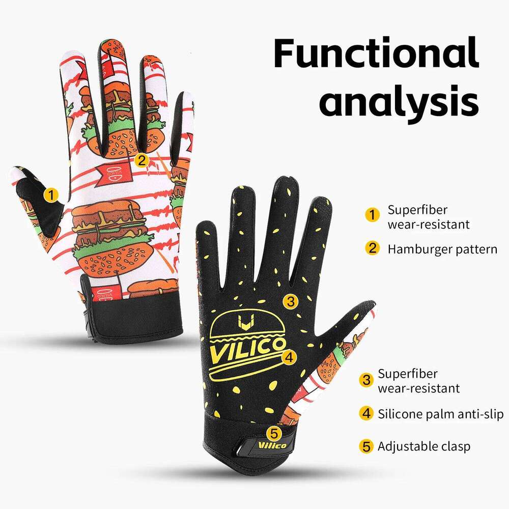 Cycling Parent-Child Rock Climbing Breathable Quick Drying Anti Slip Wear-Resistant Sun Resistant Sports Gloves Y260115