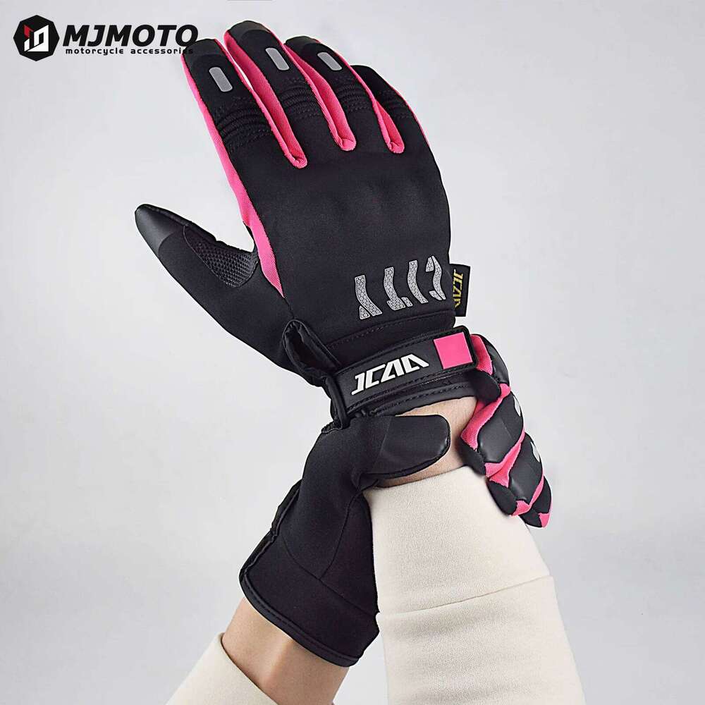 Motorcycle Women Touchscreen Motocross Hard Shell Protective Anti-fall Motorbike Gloves Waterproof for ATV BMX MTB Y260115