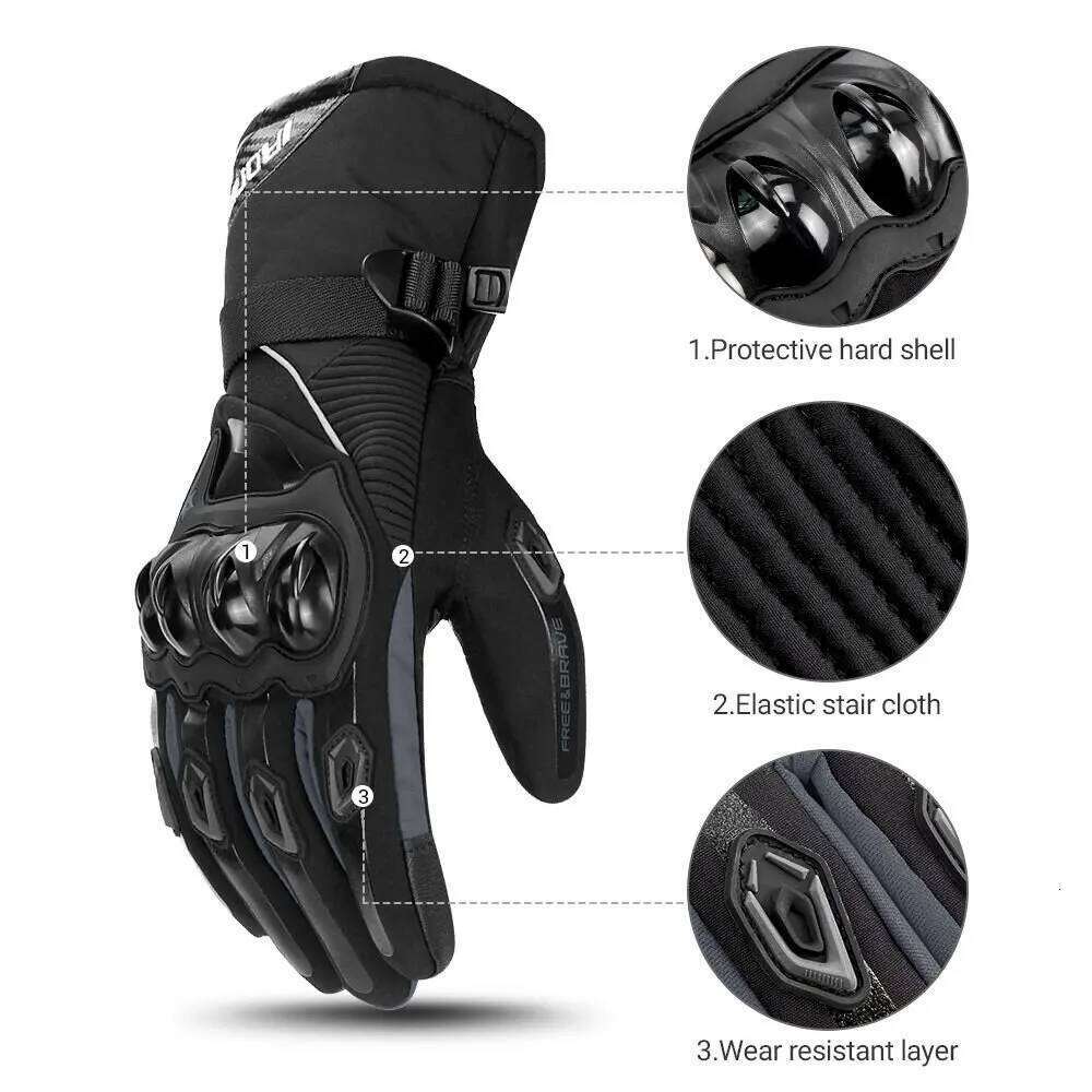 Touch Screen Motorcycle Winter Warm Motorbike Riding Outdoor Windproof Motocross Full Finger Racing Gloves M-2XL Y260115