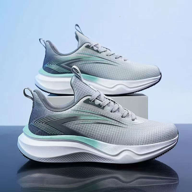 designer shoes men new running shoes designer sneakers versatile outdoor men's sports shoes white blue back green orange fashion mesh breathable 