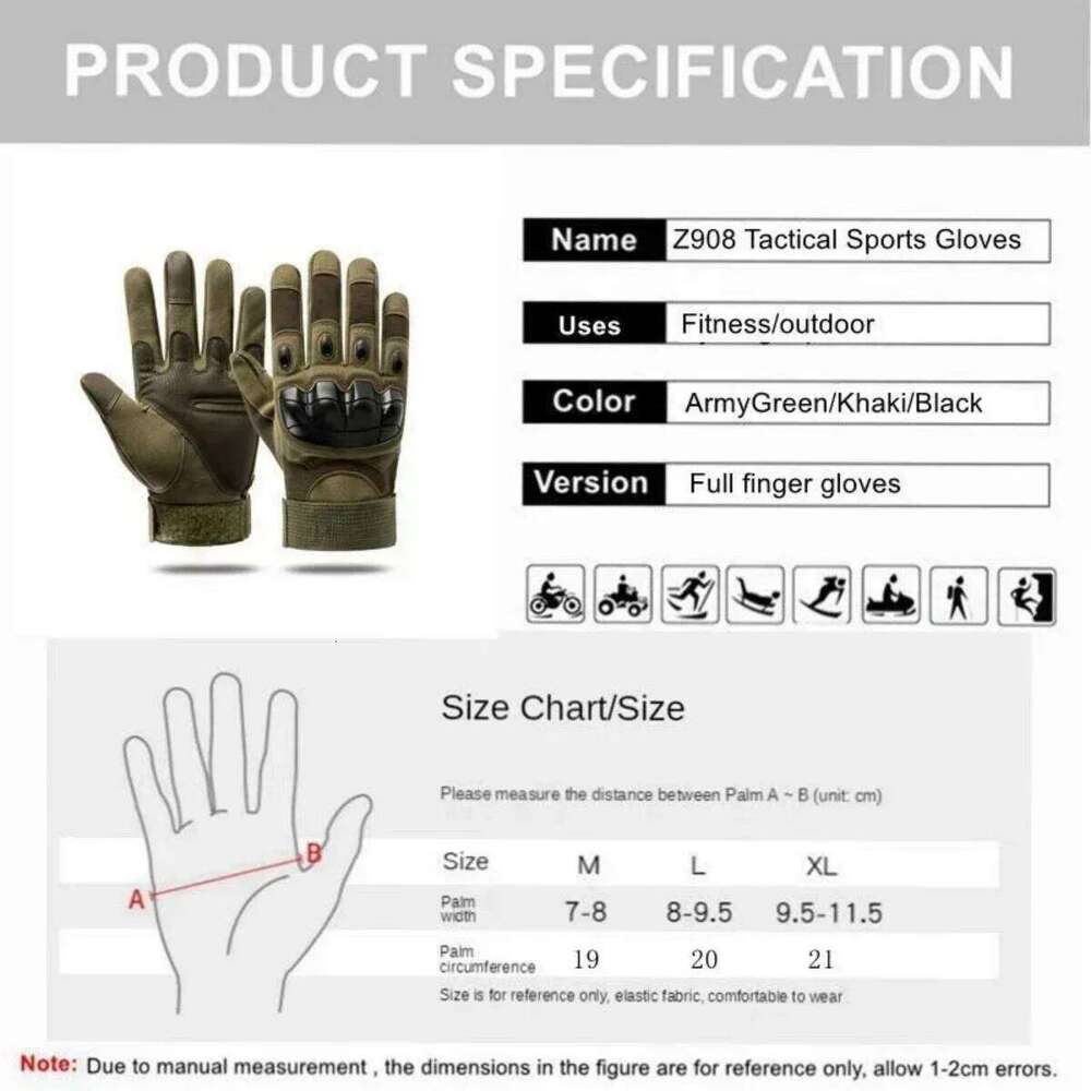Motorcycle Camping and Hiking rock climbing Tactical Touch Design Fitness Protection Sports Hunting Gloves Y260115