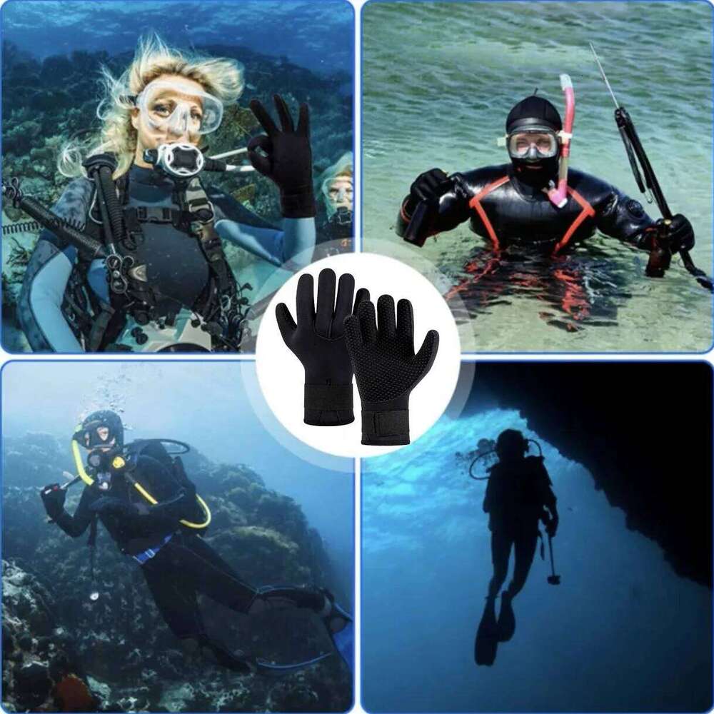 3mm 5mm Adult Diving Neoprene Thermal Spearfishing Anti-slip Surfing Swimming Kayak Paddling Snorkel Gloves Y260115