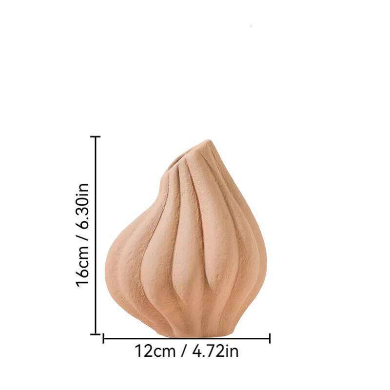 Room Art Ceramic Desktop Flower Arrangement Vases Home Decor Ornaments Soft Decoration Matching C260116