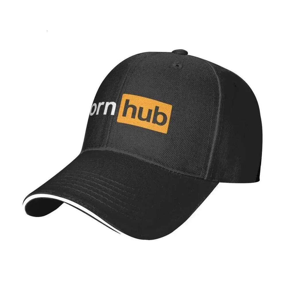 Pornhub Logo Unisex Plain Curved Sun Visor Hat Outdoor Dustproof Baseball Cap Fashion Adjustable Leisure Caps Men Women Y260115
