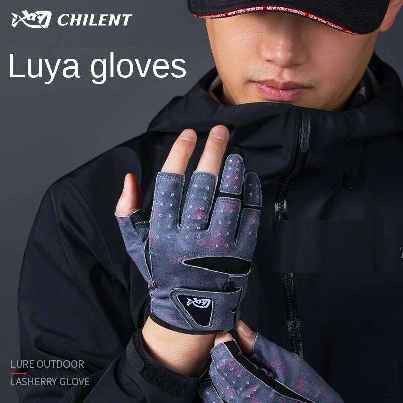 LINNHUE Anti-cutting Anti-Slip Three-finger Gloves Tool Item Professional Spinning Reel for Sea Fishing Y260115