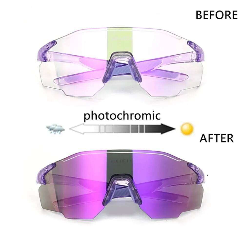 New Photochromic Polarized Cycling Men Women Bike Glasses UV400 Protection Eyewear Sunglasses MTB Road Bicycle Goggles 26L0116