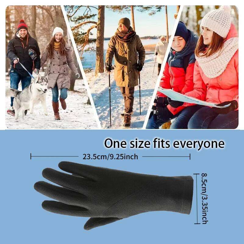 Winter Gloves, Touch Screen Anti-Slip Warm Liners Cycling Biking Sporting Driving Skiing for Men Women Y260115
