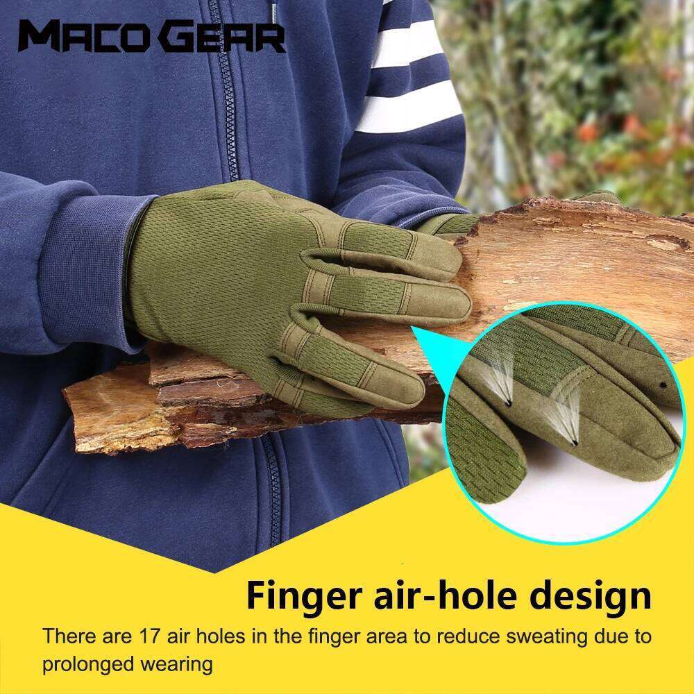 Outdoor Sports Tactical Gloves Training Climbing Shooting Cycling Bicycle Wearproof Riding MTB Road Bike Lightweight Mittens Men Y260115