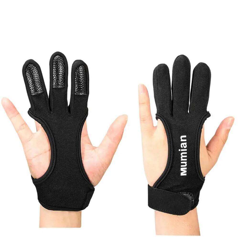 Mumian Great Archery Gloves Polyester Skin-friendly Excellent Fitting Three Finger Guard Wear-resistant Y260115