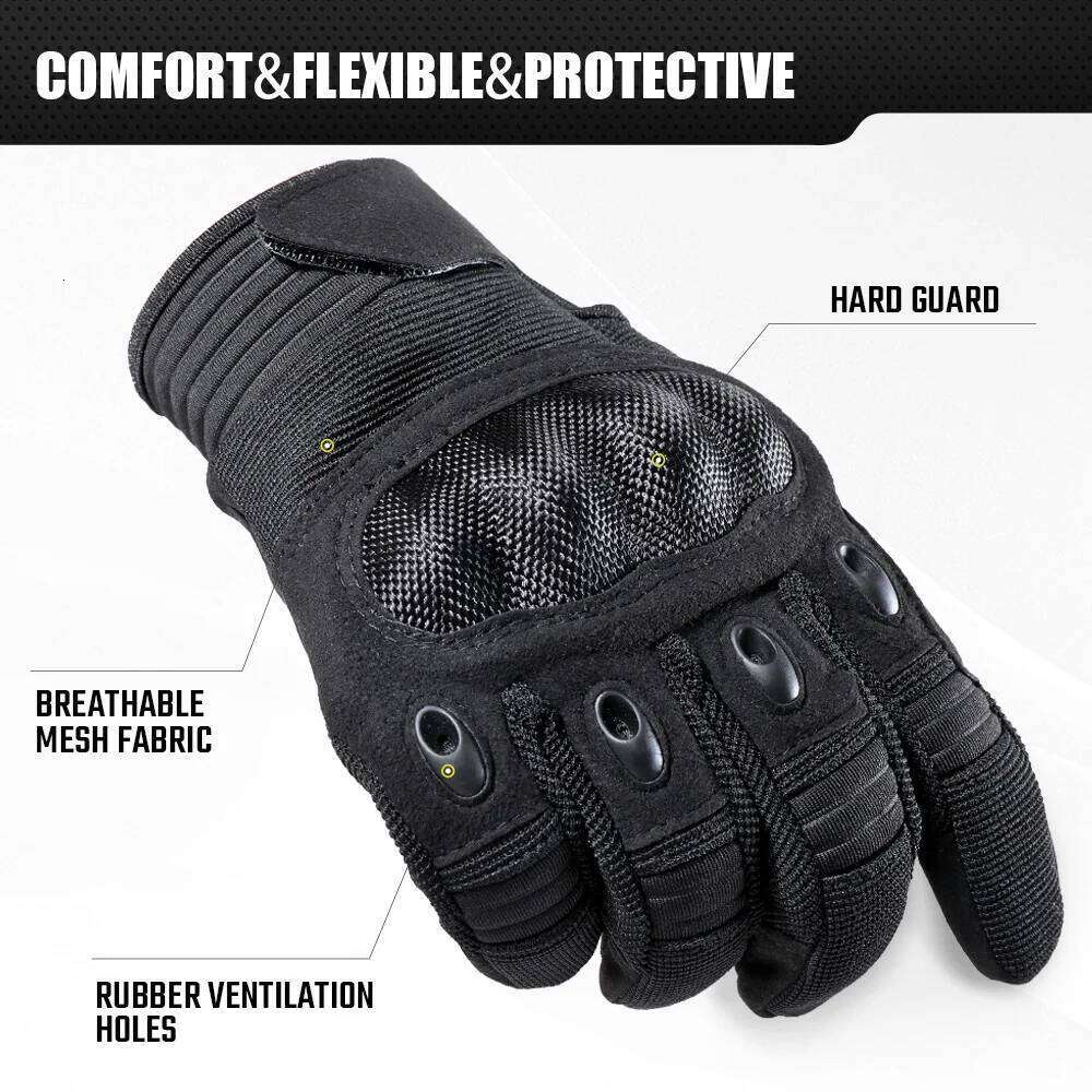 Touch Screen Tactical Gloves Outdoor Cycling Sports Hiking Camping Hunting Airsoft Combat Bicycle Hard Shell Anti-skid Gear Men Y260115