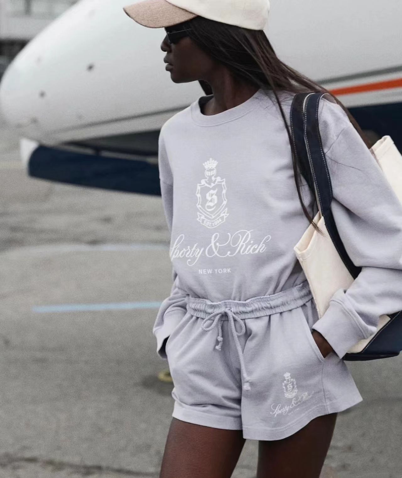 2026 Spring New America Sporty Rich Designer Sweatshirt Women Loose Hooded Pullover Jumper Hoodies Classic Letter-printed Cotton Women's clothes