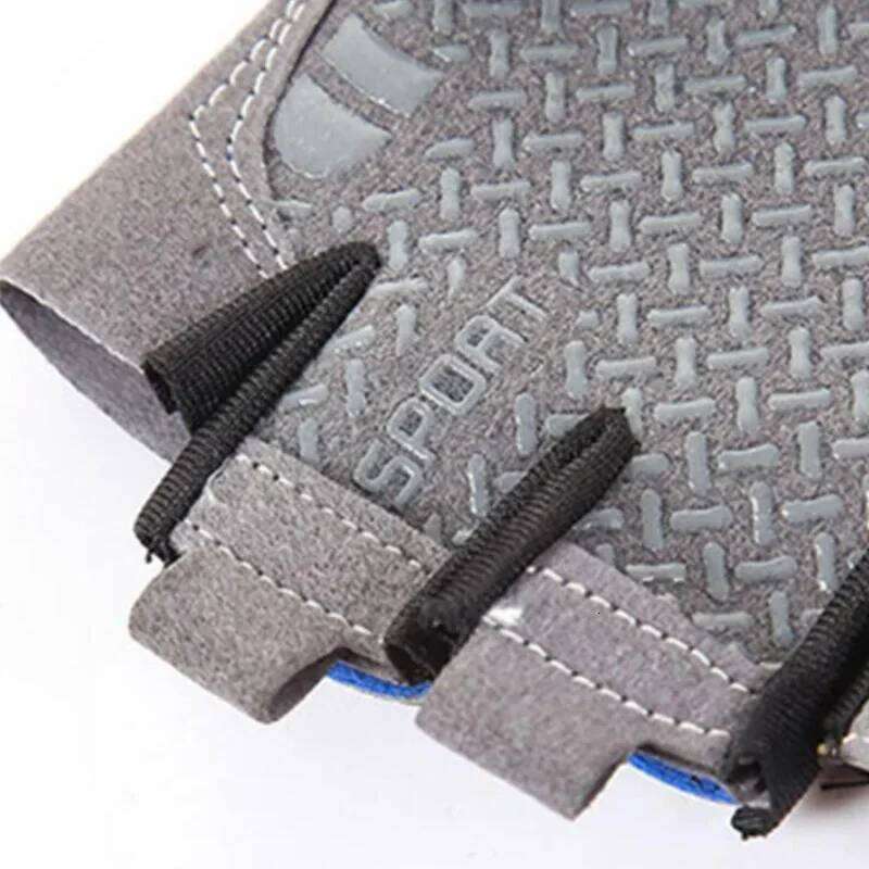 1Pair Half Finger Cycling Anti-slip Anti-sweat Gel Bicycle Riding Glove Shock Proof Road Mountain Bike Gloves for Men Y260115