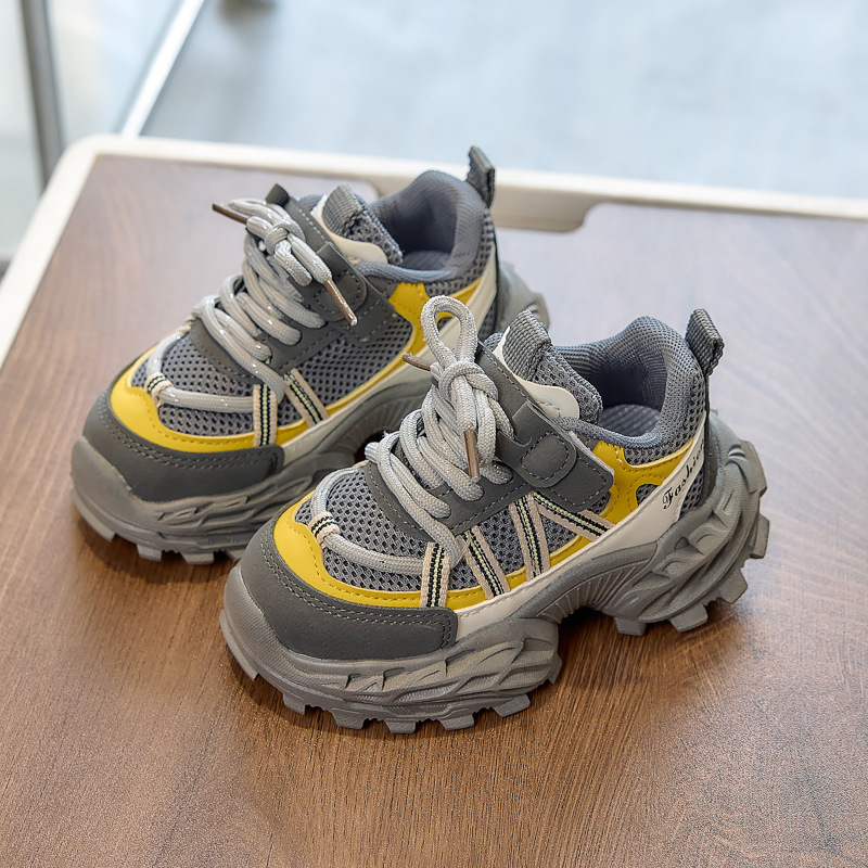 Size 22-30 kids shoes Baby Toddler Shoes For Boys Girls Breathable Mesh Little Kids Casual Sneakers Non-slip Children Sport Shoes tenis