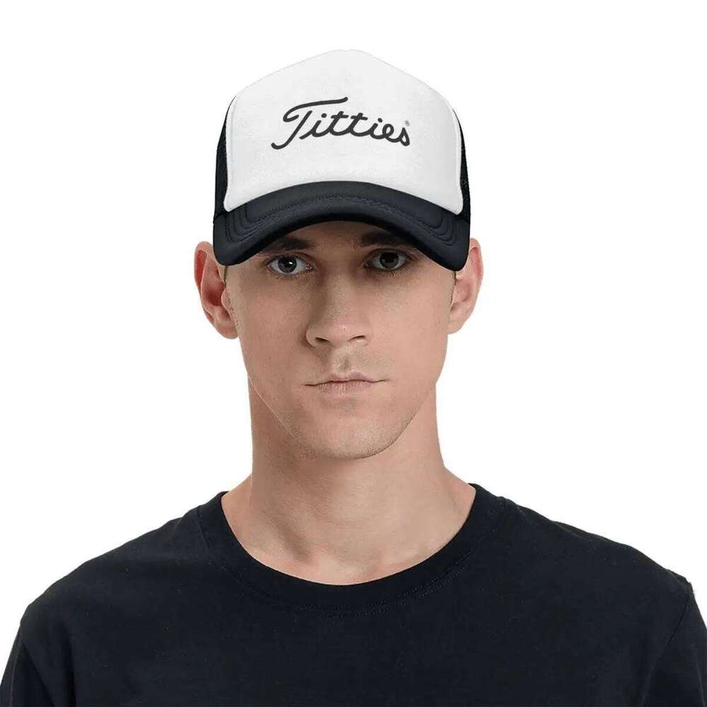 Titties Golf Ball Cap Fashion Mesh Caps Adjustable Hat Hip Hop Summer Unisex Baseball Hats Y260115