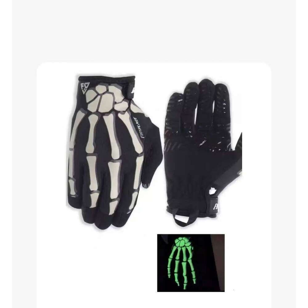 Christmas Glow-in-the-Dark Ghost Claw Two-color Tactical High-end Multi-Functional Full-finger Touch Scr MTB, Riding Gear Gloves Y260115