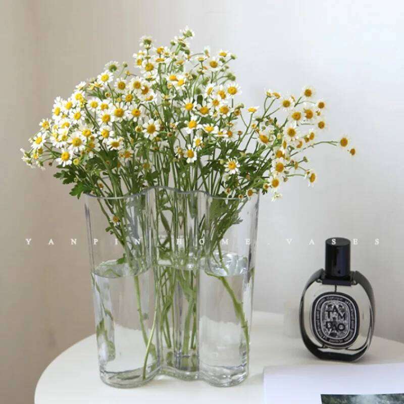 Creative Irregular Transparent Lake Glass Ins Vase Decoration Home C260116