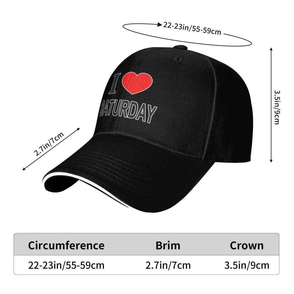 ?? LOVE I HEART SATURDAY Cap Horse Hat funny hat Baseball For Men Women's Y260115