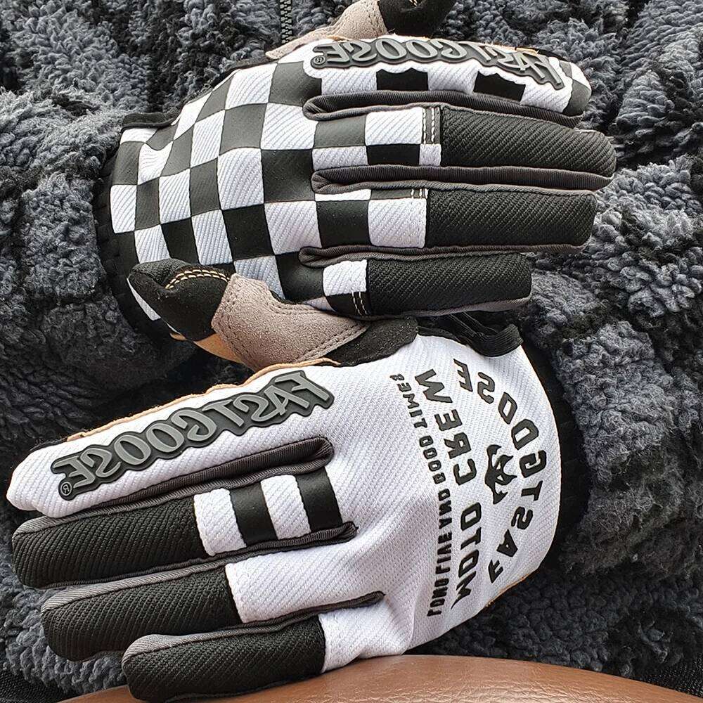Fastgoose Motocross MX Sport Retro Rider Motorcycle Mountain Bike BMX DH MTB Cycling Riding Gloves Y260115