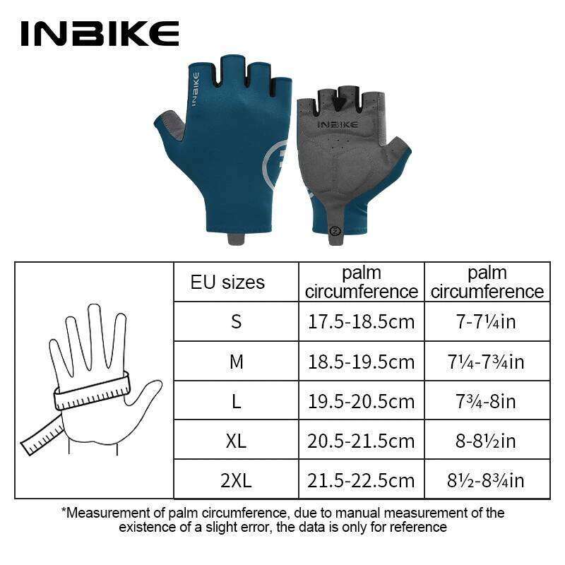 INBIKE Half Finger Sport Fitness MTB Bike Gloves Men Women Riding Thickened Palm Pad Bicycle Cycling Accessories Y260115
