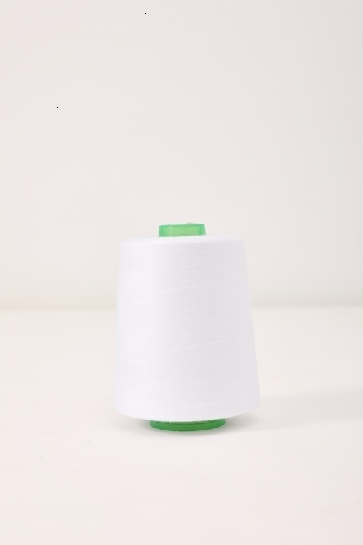 8000-Yard 40S/2 High-Quality Polyester Thread (Natural White) hot-sale products Color Customization