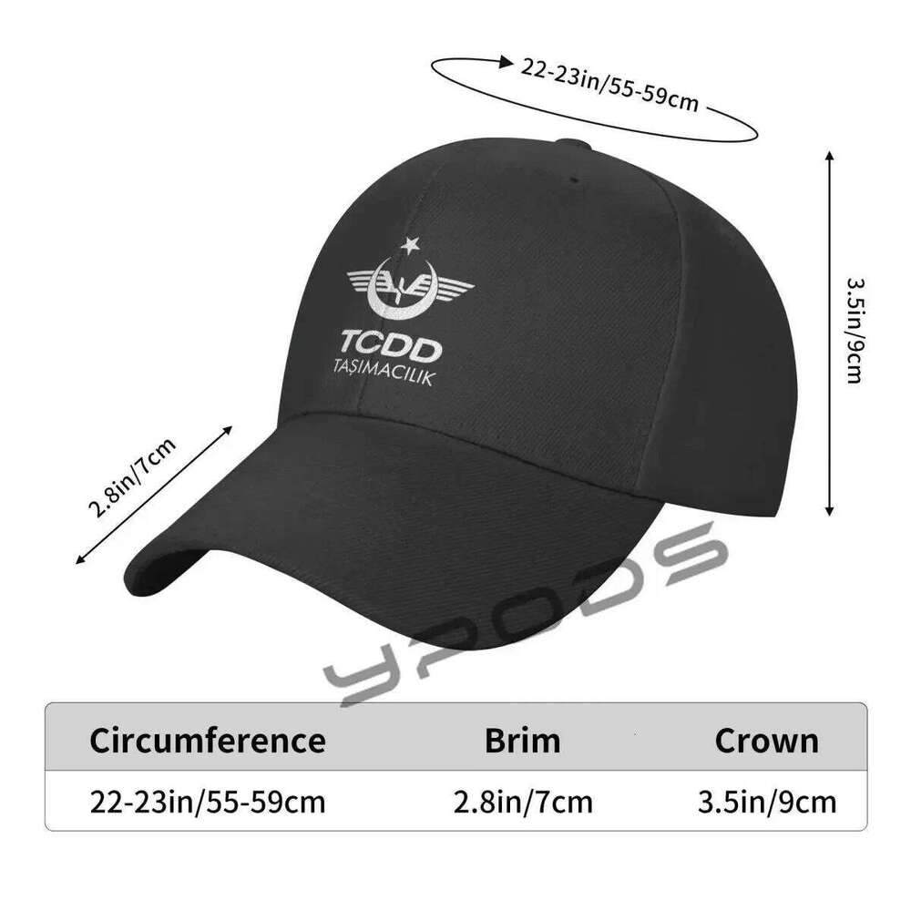 Tcdd Logo Baseball Cap For Women Men Snapback Hat Casquette Femme Streetwear Sun Visor Y260115