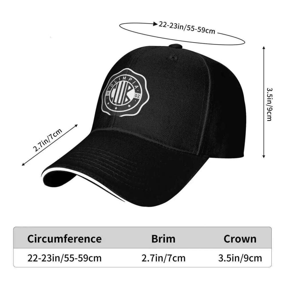 Club Olimpia football shield Baseball Cap designer cap Streetwear Men Women's Y260115