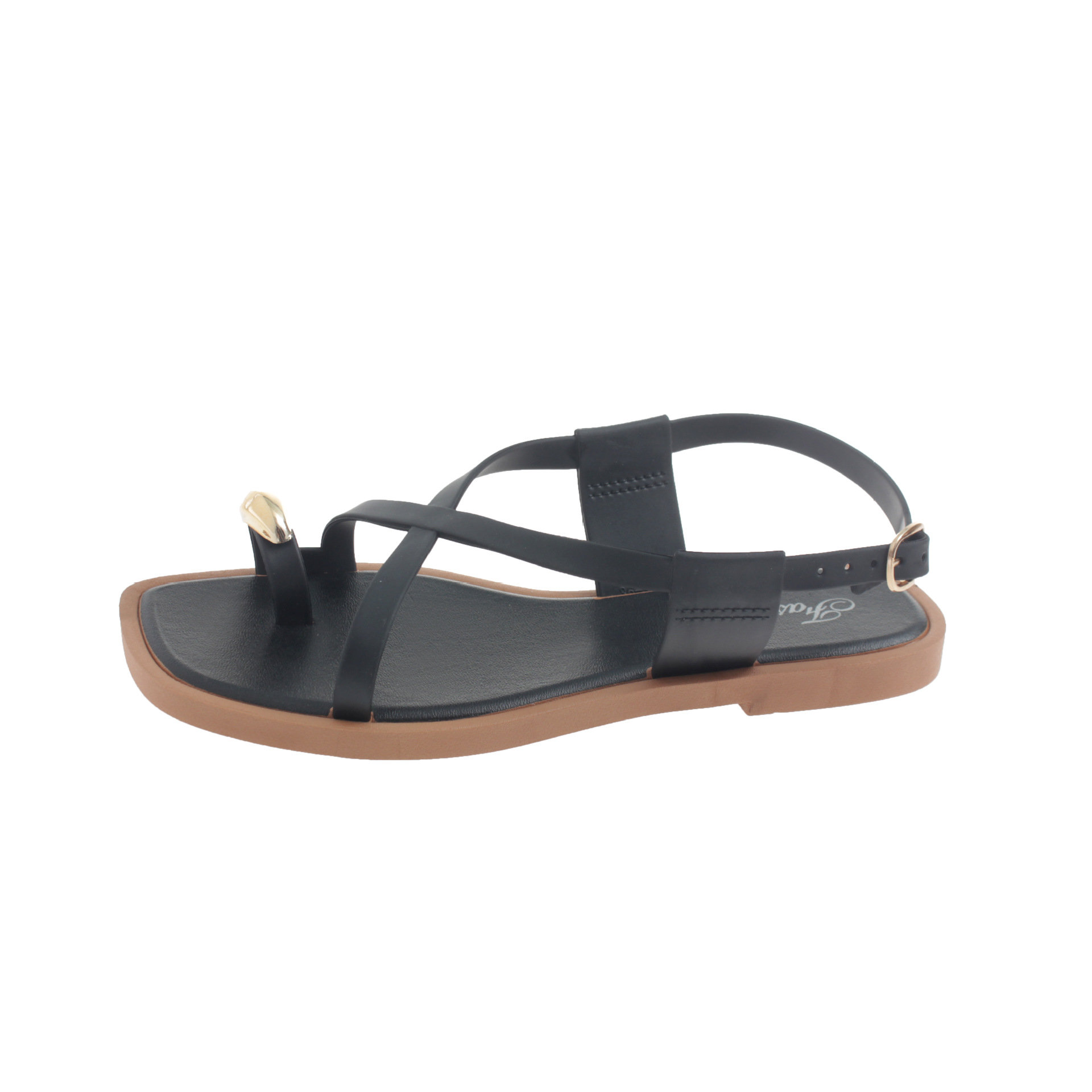 Luxury sandals 2026 Women's Toe Loop Roman Sandals, Flat Outdoor Slide Sandals, Comfortable Summer Thong Style Shoes Free Shipping