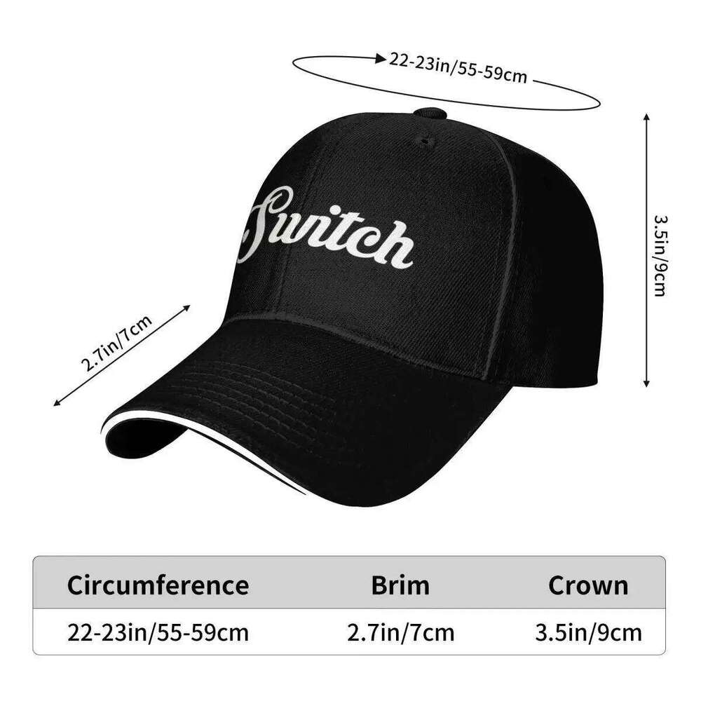 Switch Baseball Cap Wild Ball New In Hat men sun For Man Women's Y260115