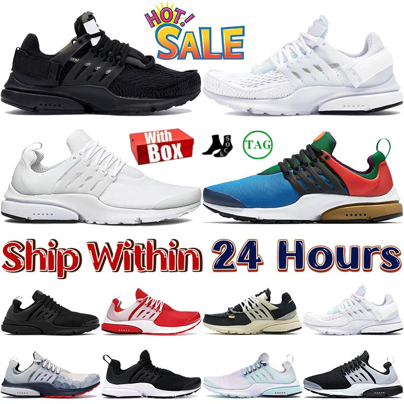 Free shipping With box Prestos running shoes mens sports sneakers black white Muslin Comet Red Greedy Unholy Cumulus womens designer shoes outdoor trainers EUR 36-46