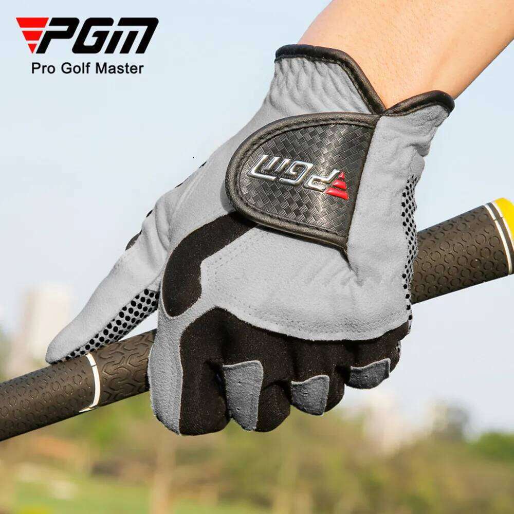 Single Golf Clothing Men's Microfiber Breathable Swing Training Gloves Soft Comfortable Non-Slip Particles Y260115