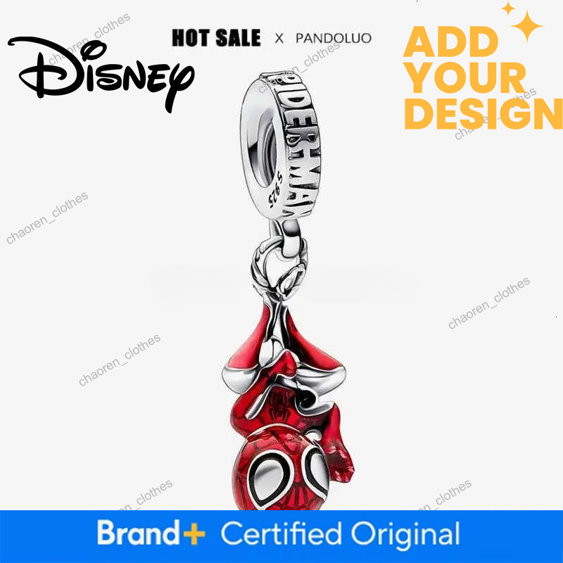 Disney NEW Marvel Series Iron Man Spiderman Beads Fits Demogorgon Charm Original Bracelet Women 925 Silver Pendant Jewelry Gift H251220