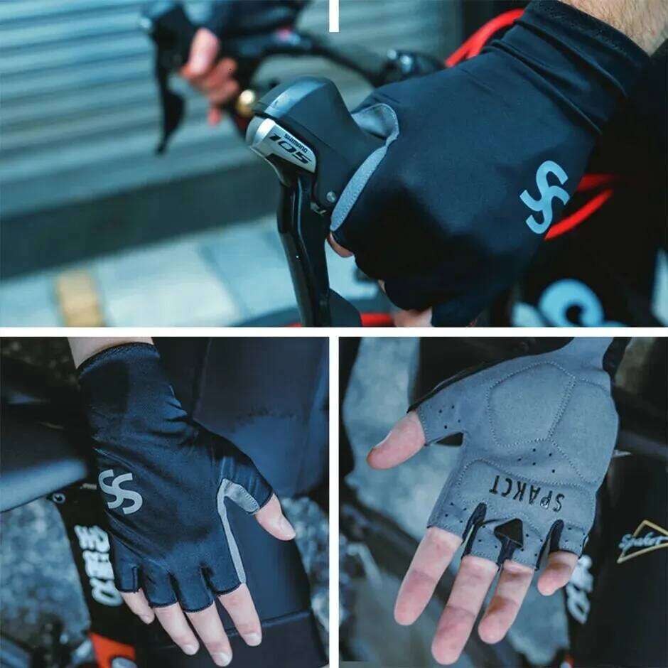 SPAKCT Men Women Cycling Gloves Fingerless Half Finger Summer MTB Bicycle Bike Glove Motorcycle Accessories Y260115