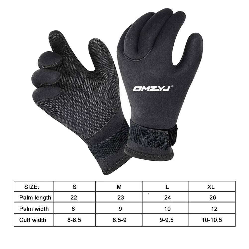 5MM 3MM Men Wetsuit Winter Gloves Scuba Snorkeling Paddling Surfing Kayaking Canoeing Spearfishing Mittens Diving Equipment Y260115