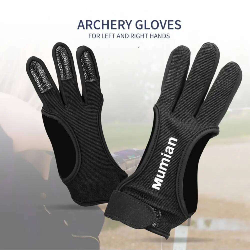 Mumian Great Archery Gloves Polyester Skin-friendly Excellent Fitting Three Finger Guard Wear-resistant Y260115