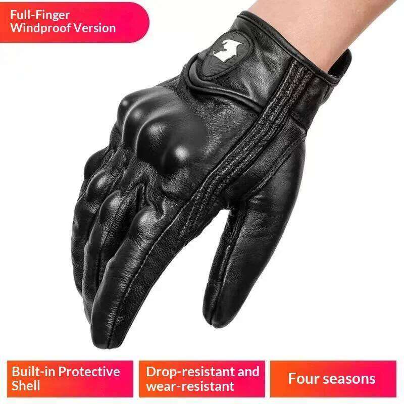 Motorcycle gloves, windproof warm, shockproof and breathable, for riding sports off-road downhill mountain bikes Y260115