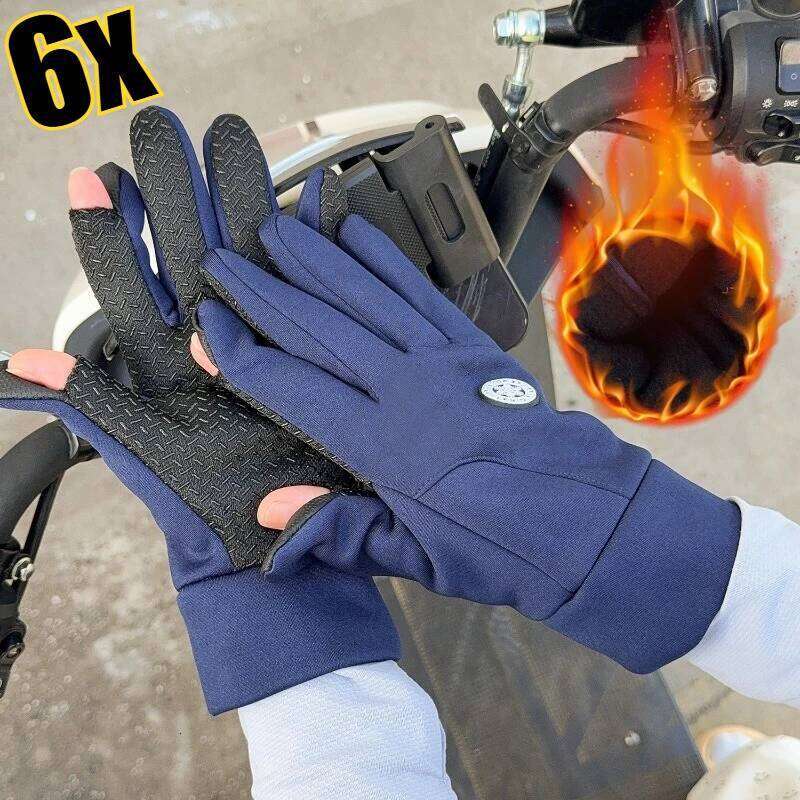 Sports Bike Winter Touchscreen for Outdoor Cycling Motorcycle Running Windproof Warm Gloves Unisex Thermal Y260115