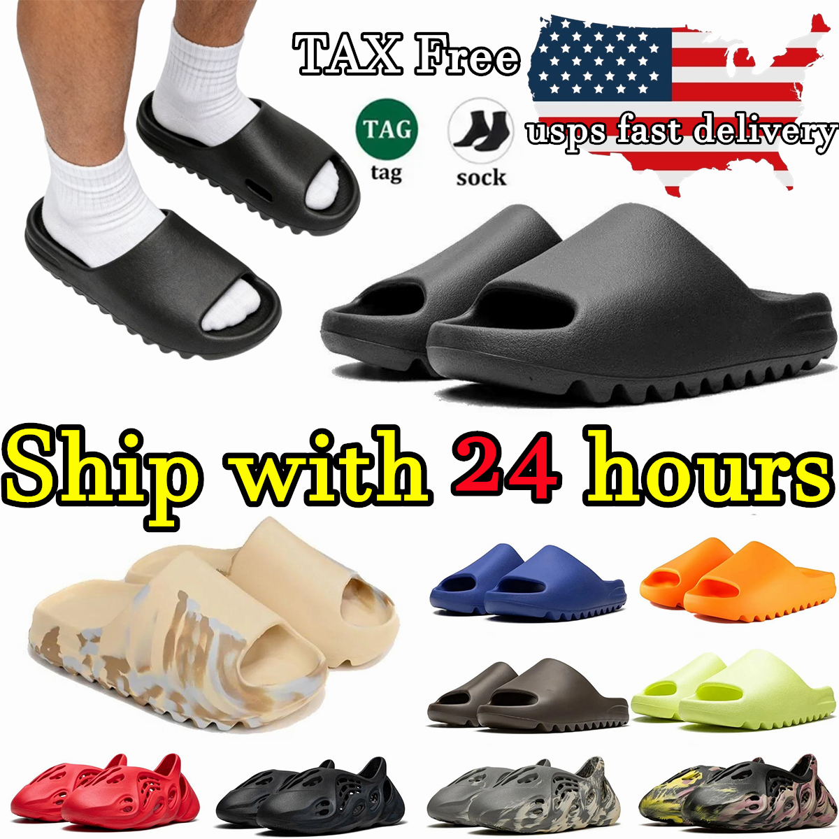 Free shipping Designer Slippers Mens Womens Runner Sandals MX Onyx Black Sand Vermilion Stone Sage Outdoor Sport Sneakers Summer Slides